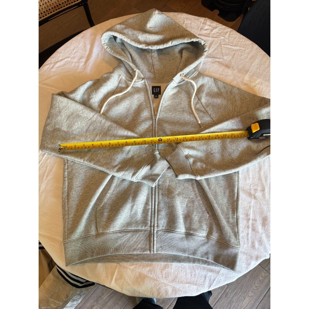 Gap Gray Zipped Hoodie Excellent Condition